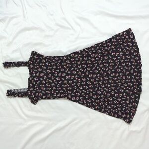 Billabong Floral Mini Dress, Color Black Floral Size L (Girls)